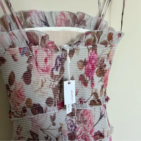 V. Chapman Geranium Dress in Garden Rose - Picture 10 of 14